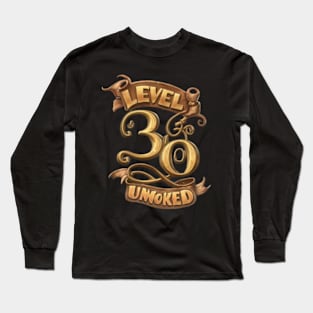 level 30 unlocked Long Sleeve T-Shirt